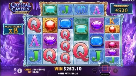 Crystal Caverns Megaways slot screenshot 5