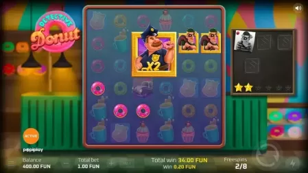 Detective Donut slot screenshot 3