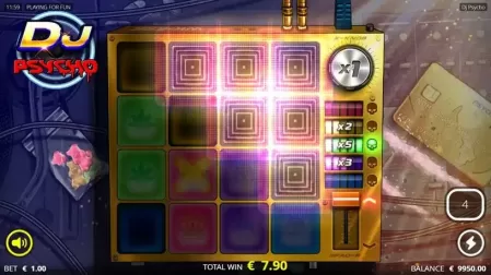 DJ Psycho slot screenshot 4