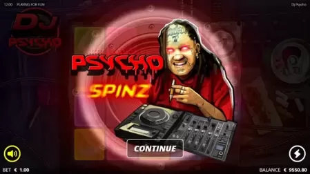 DJ Psycho slot screenshot 5
