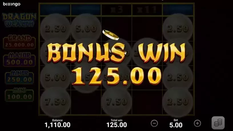 Dragon Wealth slot screenshot 5