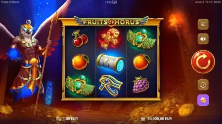 Fruits of Horus slot screenshot 1
