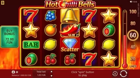 Hot Chilli Bells slot screenshot 1