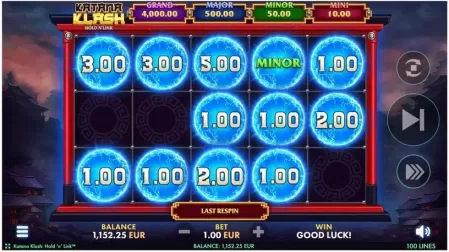 Katana Klash: Hold ‘N’ Link slot screenshot 4