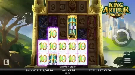 King Arthur 10K Ways slot screenshot 3