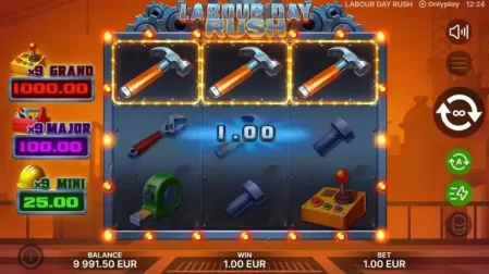 Labour Day Rush slot screenshot 2