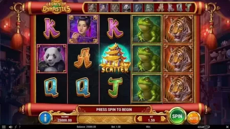 Legacy of Dynasties slot screenshot 1
