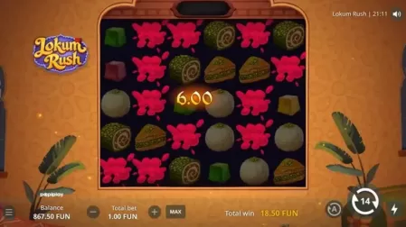 Lokum Rush slot screenshot 5