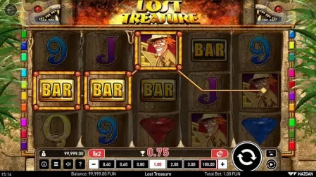 Lost Treasure (Wazdan) slot screenshot 2