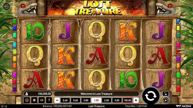 Lost Treasure (Wazdan) slot screenshot 1