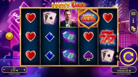Lucky Oasis slot screenshot 1
