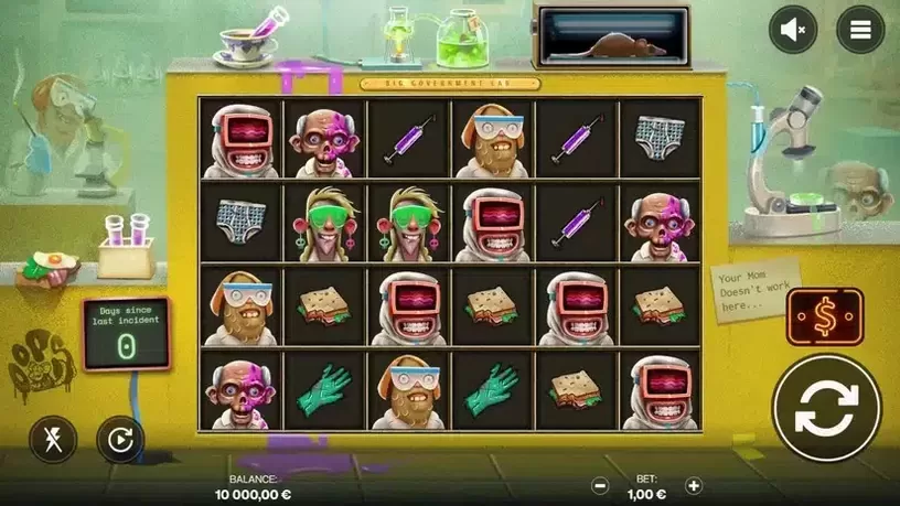 Oops slot screenshot 1