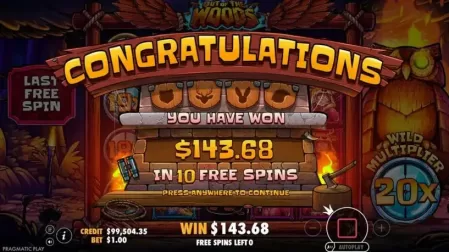 Out of the Woods slot screenshot 6