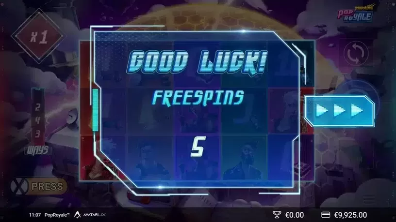POP Royale slot screenshot 2