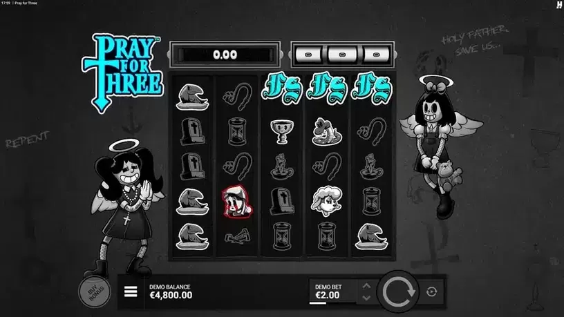 Pray For Three slot screenshot 2
