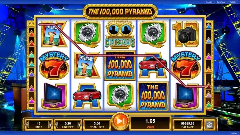 Pyramid slot screenshot 2