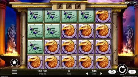 Rise of Zeus slot screenshot 1