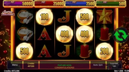 Santa’s Pots and Pearls slot screenshot 3