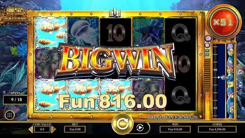 Sea Treasure Deep Dive slot screenshot 6