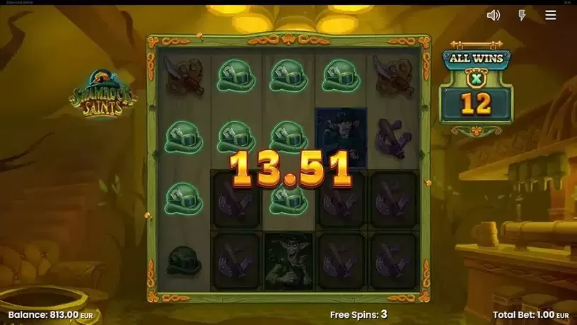 Shamrock Saints slot screenshot 4