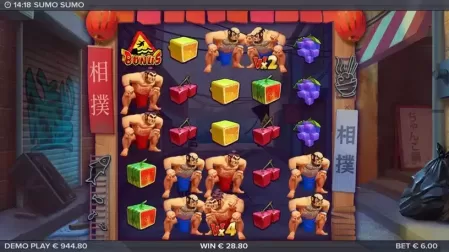 Sumo Sumo slot screenshot 3