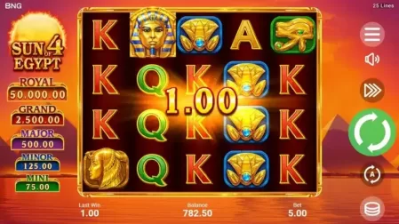Sun of Egypt 4 slot screenshot 3