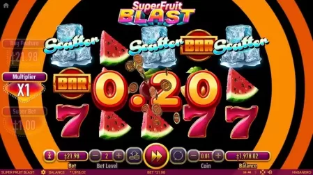 Super Fruit Blast slot screenshot 2