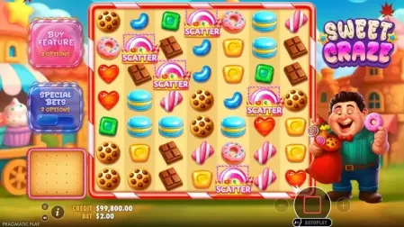 Sweet Craze slot screenshot 2