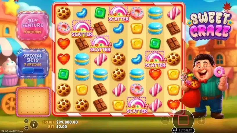 Sweet Craze slot screenshot 2