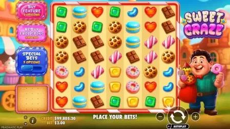 Sweet Craze slot screenshot 1