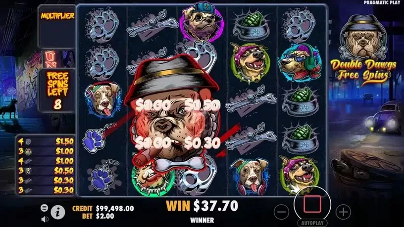 The Big Dawgs slot screenshot 5