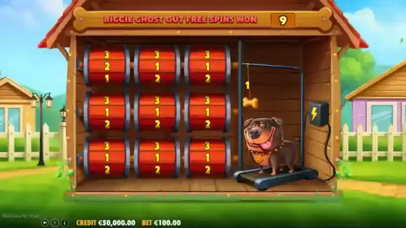 The Big Dog House slot screenshot 