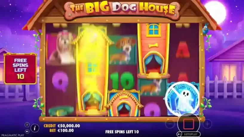 The Big Dog House slot screenshot 