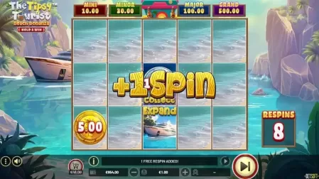 The Tipsy Tourist: Beach Bonanza – Hold & Win slot screenshot 4