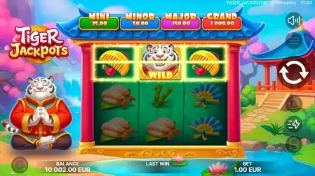 Tiger Jackpots slot screenshot 4
