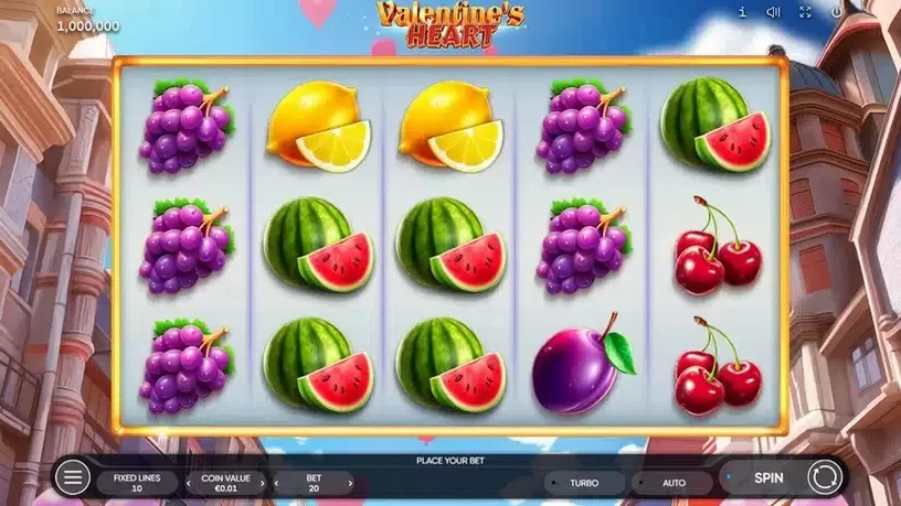 Valentine's Heart slot screenshot 1