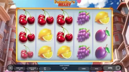 Valentine's Heart slot screenshot 2
