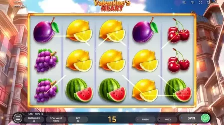 Valentine's Heart slot screenshot 4