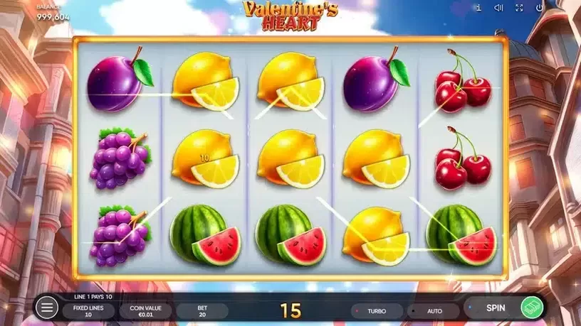 Valentine's Heart slot screenshot 4