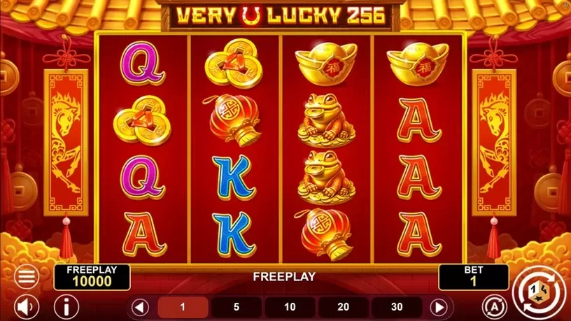 Very Lucky 256 slot screenshot 1