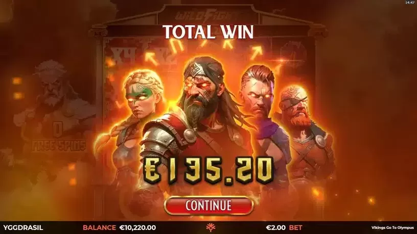 Vikings Go To Olympus slot screenshot 5