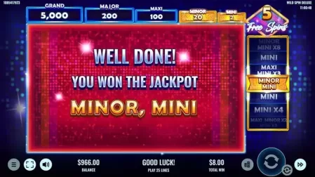 Wild Spin Deluxe slot screenshot 6