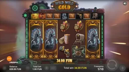 Wild Wild Gold slot screenshot 4