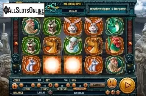 Reels screen. 12 Zodiacs from Habanero