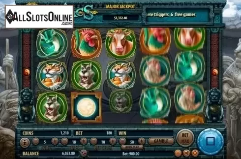 Scatter collection screen. 12 Zodiacs from Habanero