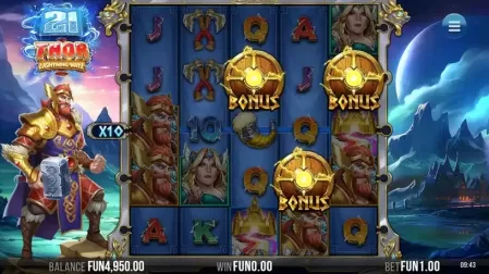 21 Thor Lightning Ways slot screenshot 2