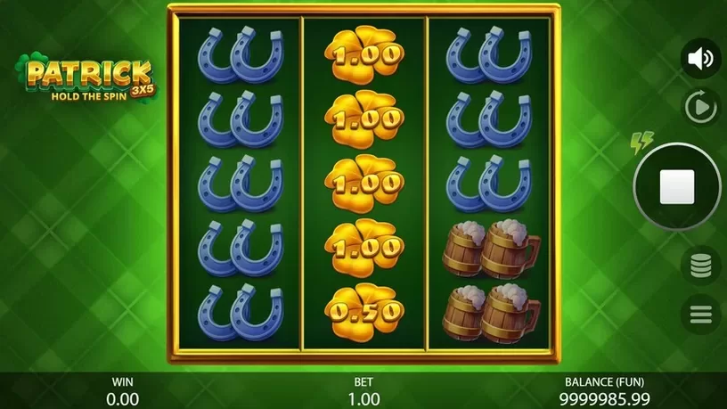 3×5 Patrick: Hold the Spin slot screenshot 2