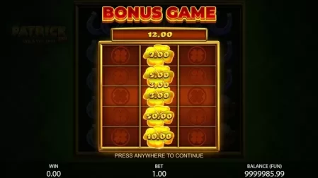 3×5 Patrick: Hold the Spin slot screenshot 3
