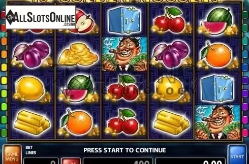 Game Workflow screen. 40 Golden Nuggets from Casino Technology
