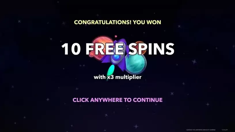 Across The Universe slot screenshot 2